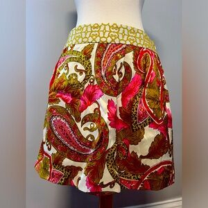 Milly New York size 2 silk mini skirt